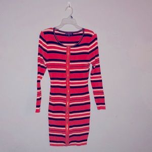NYC Multicolored Sweater Dress